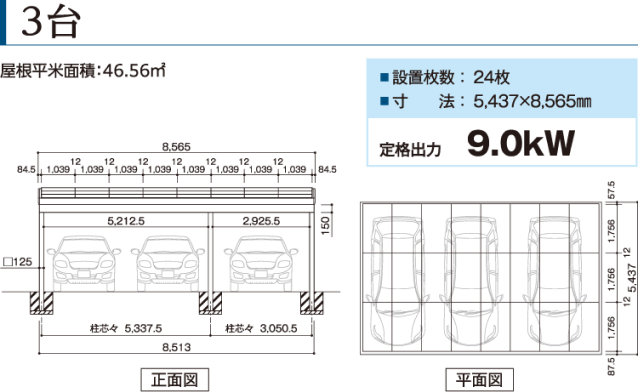 3台